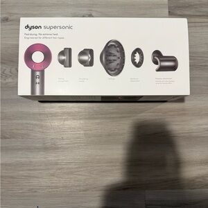 Dyson Supersonic Hair Dryer with Attachments - Pink and Silver